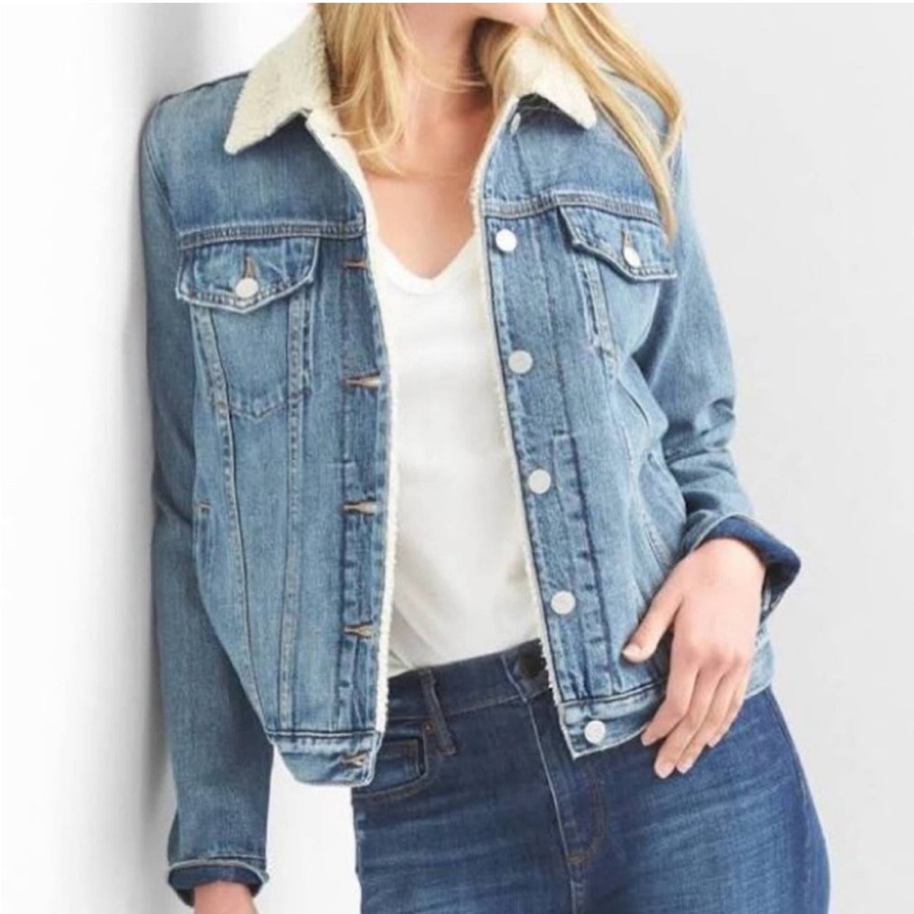 GAP Sherpa Lined Jean Jacket